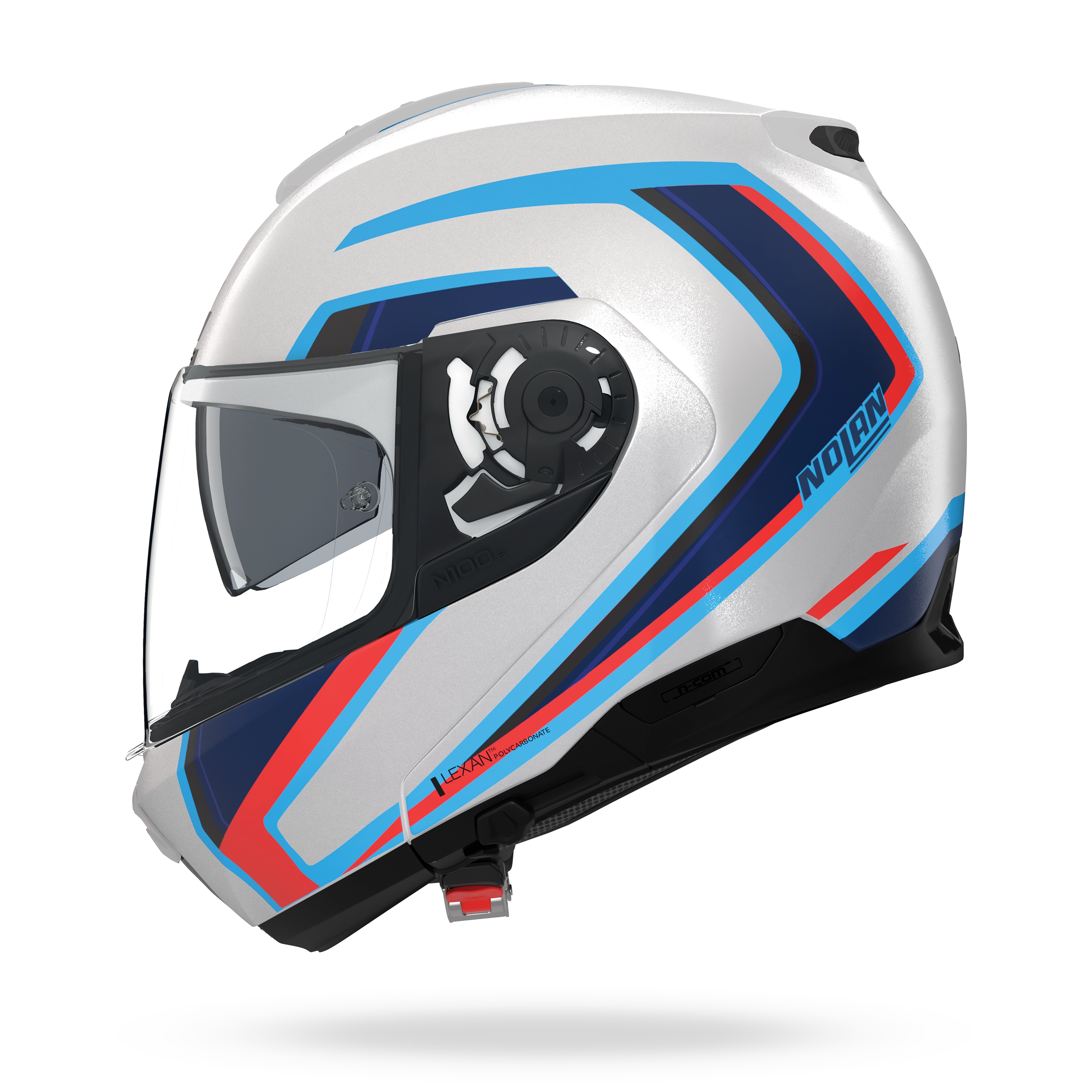 N100-6 RADIANTE Bianco / Blu / Rosso – Nolan Helmets