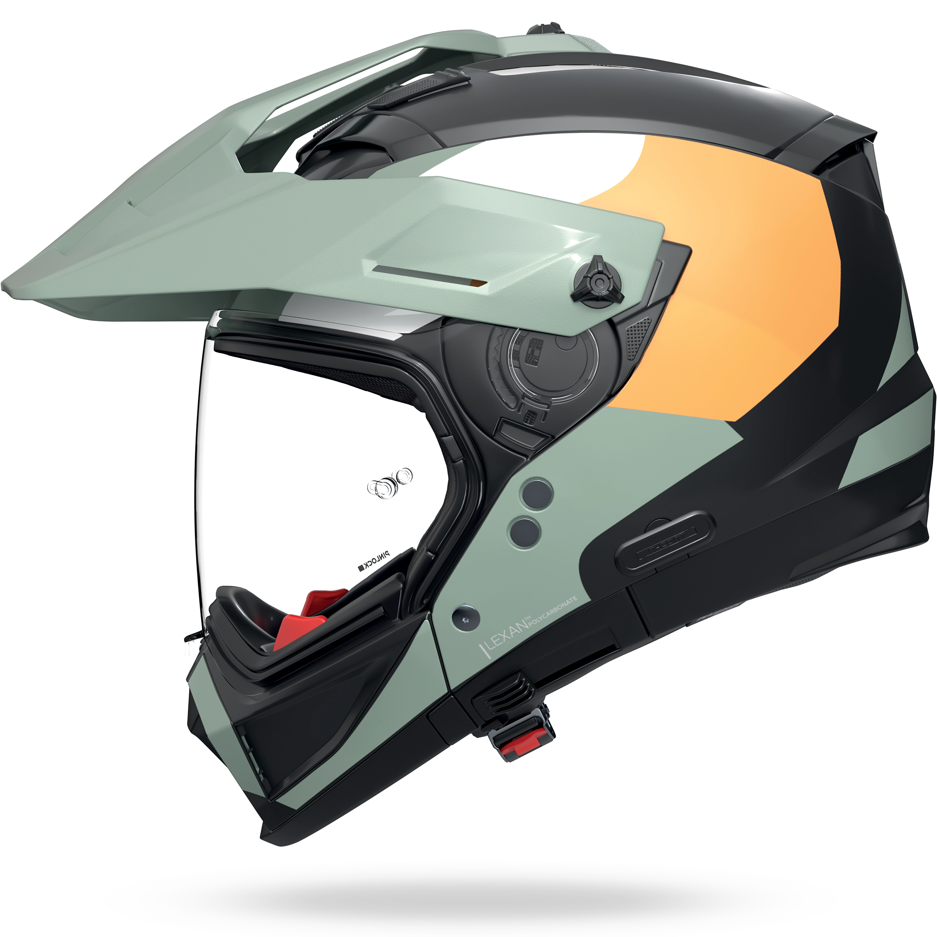 N70-2 X 06 SELVADO Nero / Verde grigio / Bianco / Arancione – Nolan Helmets