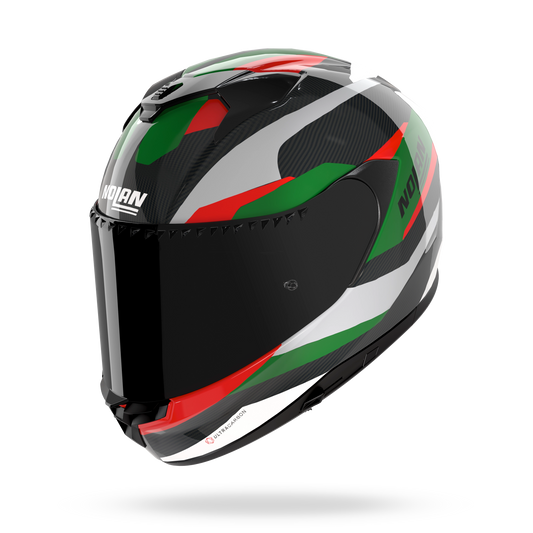 X-904 ULTRA CARBON CALIBRO Argento / Verde / Rosso