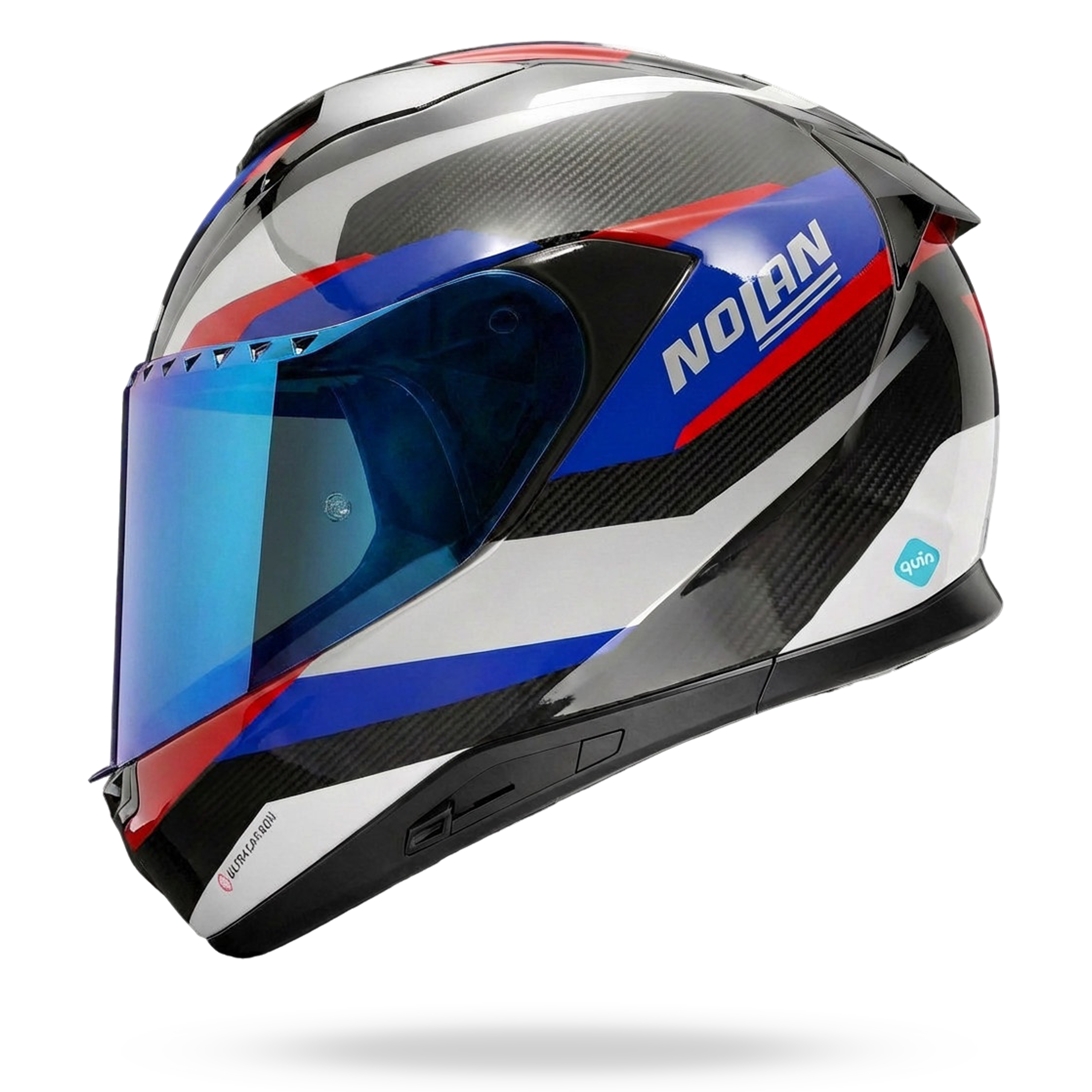 X-904 ULTRA CARBON CALIBRO QUIN Antracite / Blu / Rosso – Nolan Helmets
