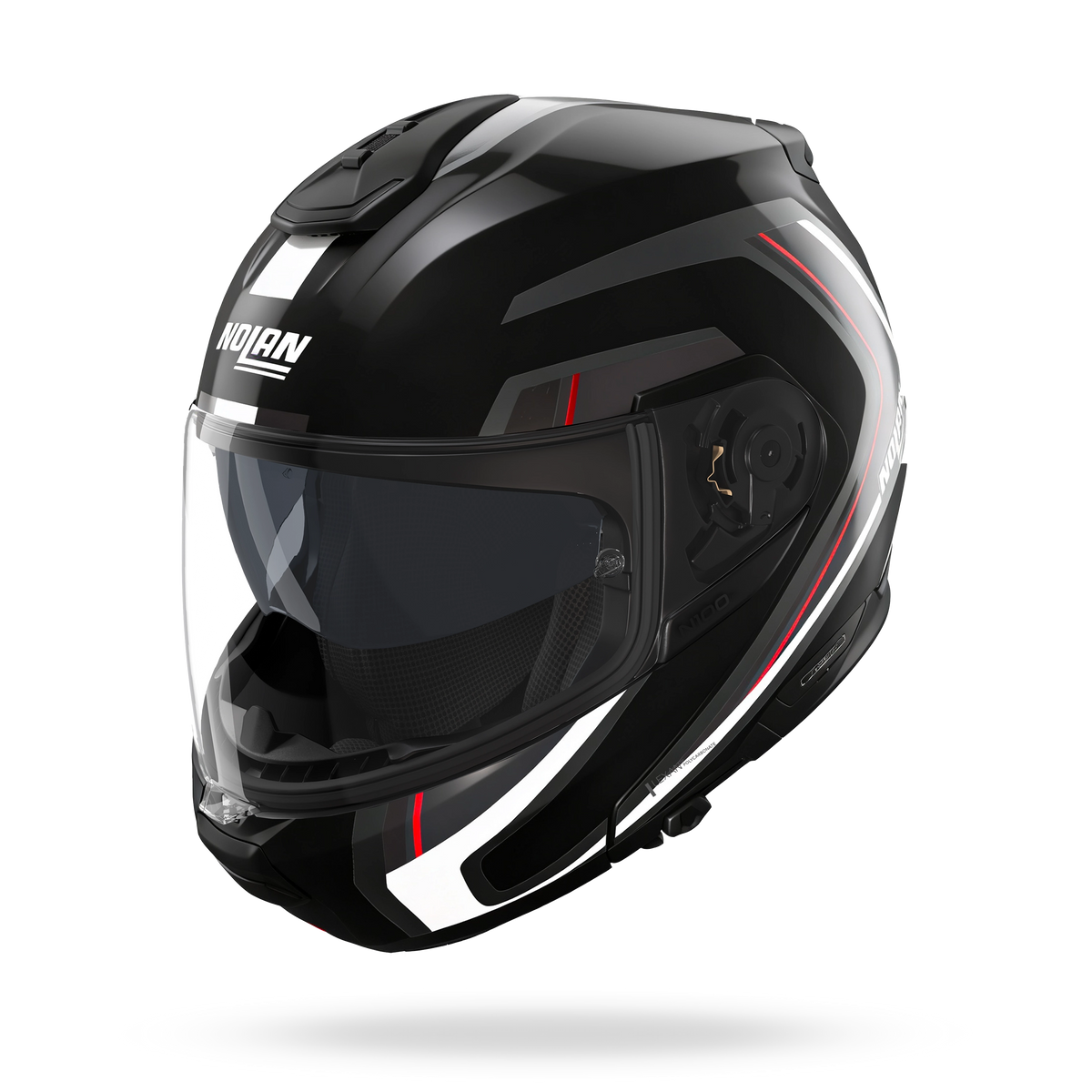 N100-6 RADIANTE Nero / Argento / Rosso