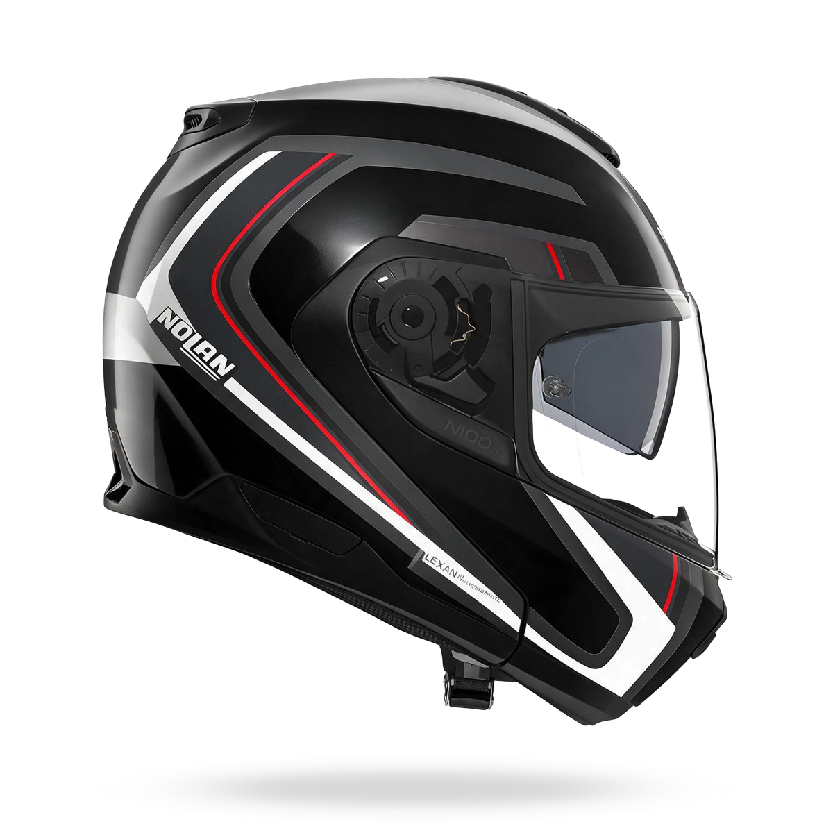 N100-6 RADIANTE Nero / Argento / Rosso