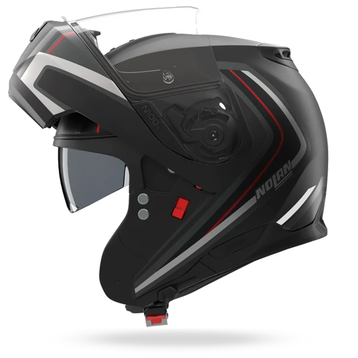 N100-6 RADIANTE Nero / Argento / Rosso