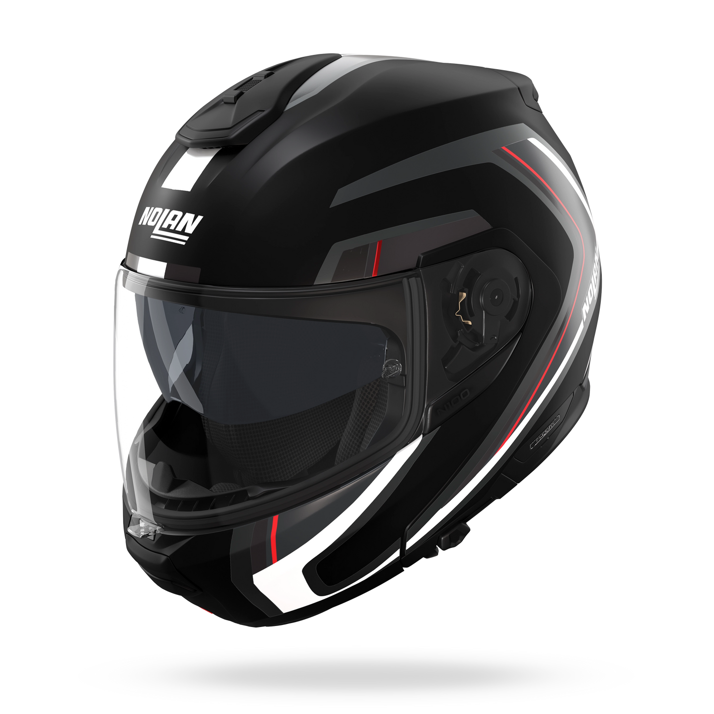 N100-6 RADIANTE Nero / Argento / Rosso
