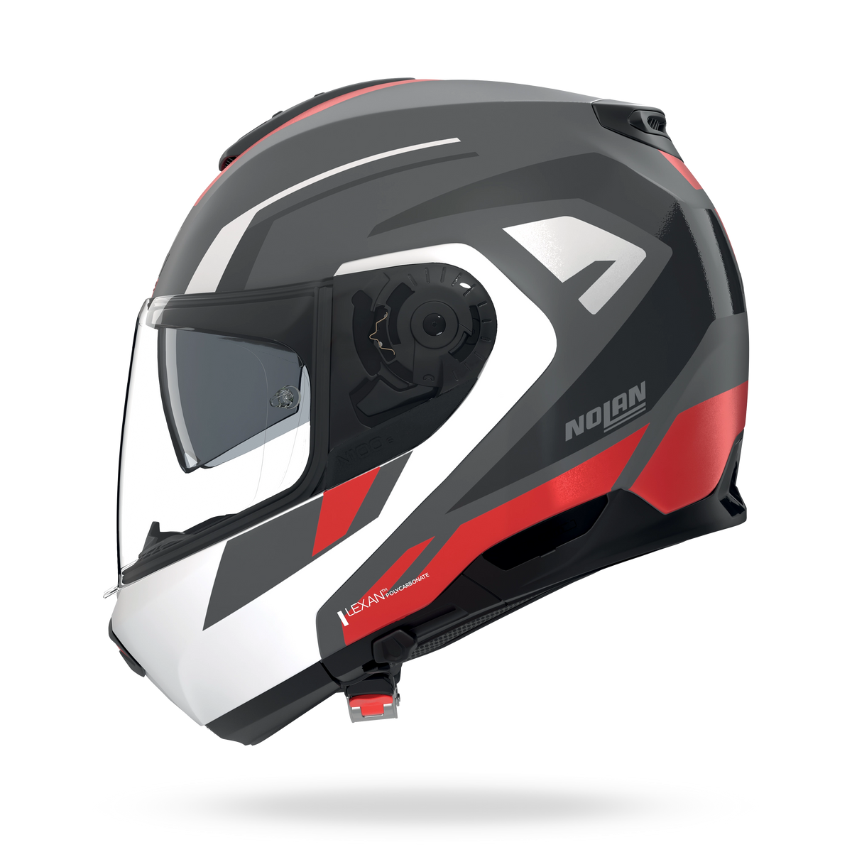 N100-6 CINETICO Grigio lava / Bianco / Rosso