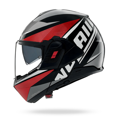 N120-1 DUETTO  Nero / Rosso / Grigio lava