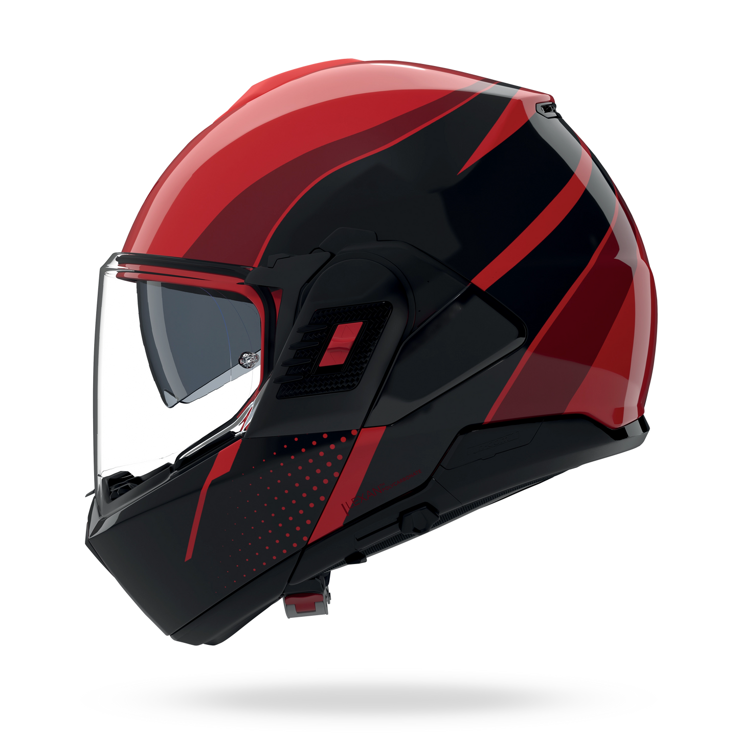 N120-1 FLUENTE Rosso / Nero / Rosso viscerale