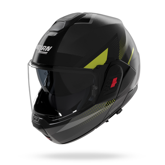 N120-1 CICLONE Grigio lava / Nero / Verde impulso