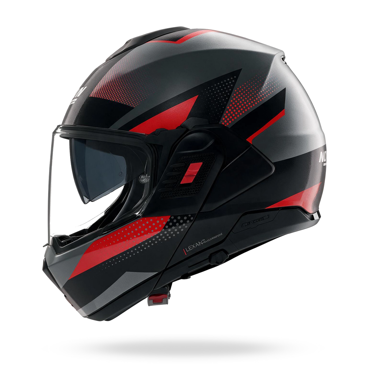 N120-1 CICLONE Grigio lava / Nero / Rosso