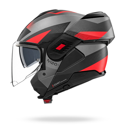 N120-1 CICLONE Grigio lava / Nero / Rosso