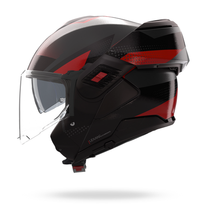 N120-1 CICLONE Grigio lava / Nero / Rosso