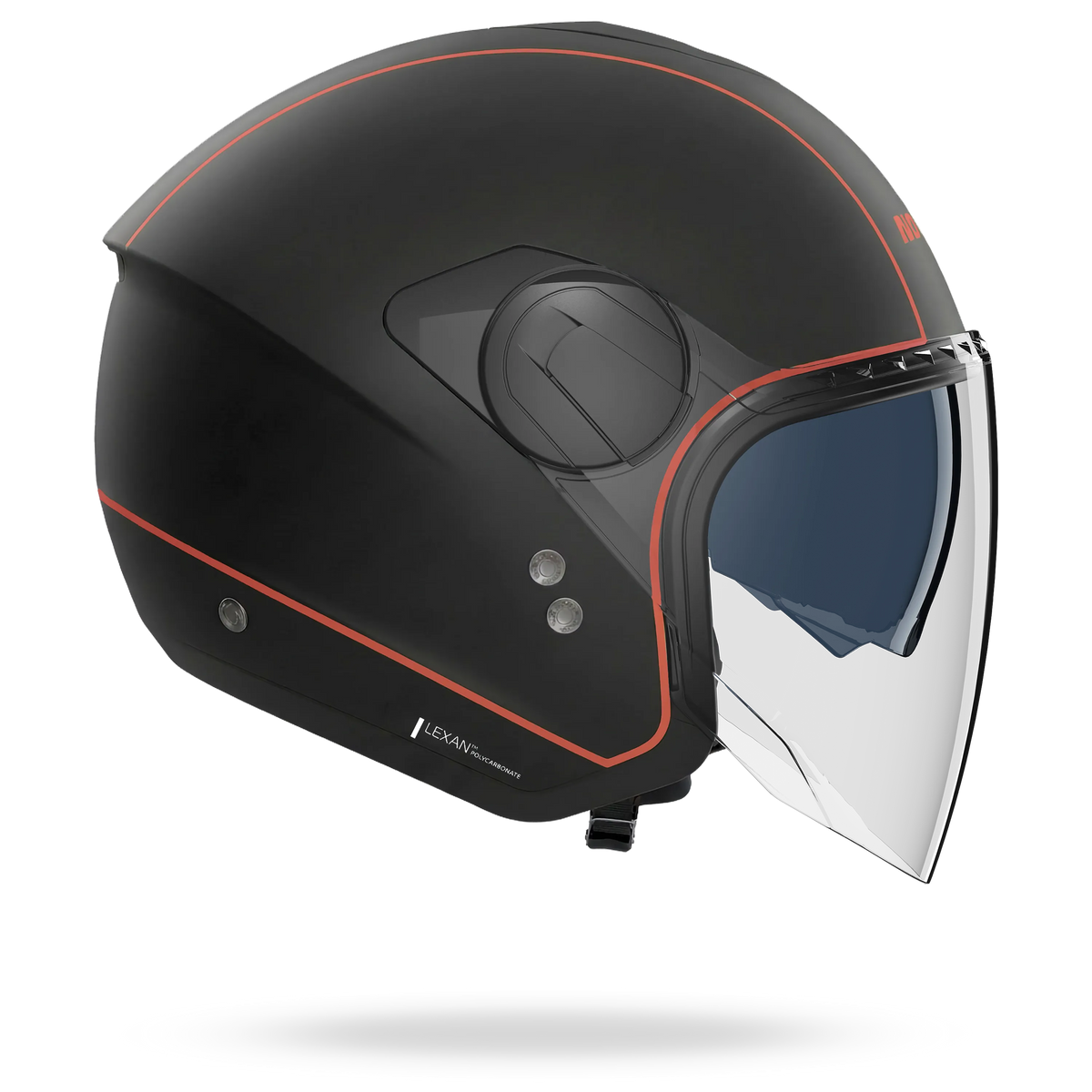 N20-2 VISOR ASSO  Nero / Rosso