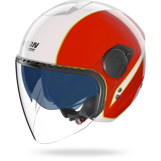 N20-2 VISOR TRICOLORE Bianco / Verde / Rosso