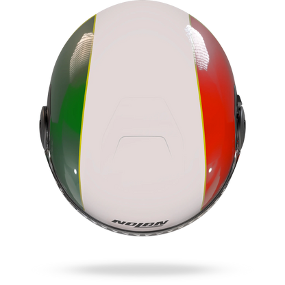 N20-2 VISOR TRICOLORE Bianco / Verde / Rosso