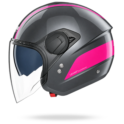 N20-2 VISOR DOLCE VITA  Grigio lava / Fucsia