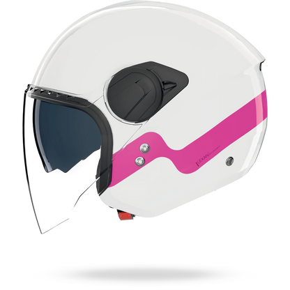 N20-2 VISOR ZEFIRO Bianco / Fucsia