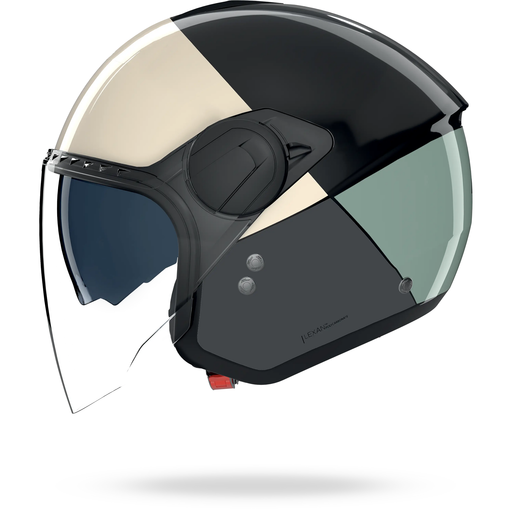 N20-2 VISOR BLOCCO Nero / Avorio / Verde Grigio / Antracite – Nolan Helmets