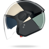 N20-2 VISOR BLOCCO Nero / Avorio / Verde Grigio / Antracite
