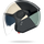 N20-2 VISOR BLOCCO Nero / Avorio / Verde Grigio / Antracite