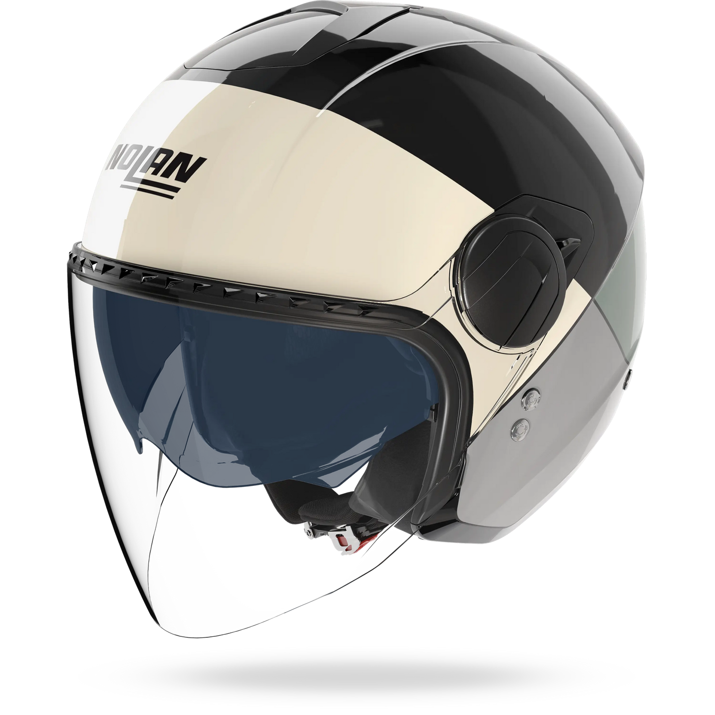 N20-2 VISOR BLOCCO Nero / Avorio / Verde Grigio / Antracite