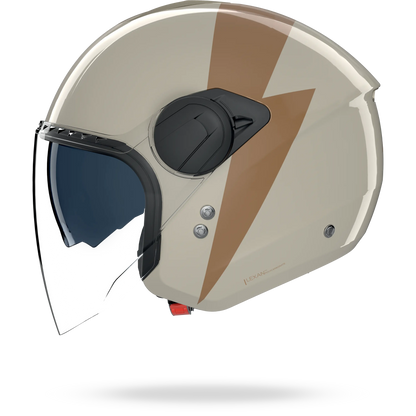 N20-2 VISOR IMPETO Avorio / Ocra
