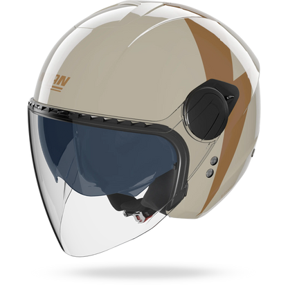 N20-2 VISOR IMPETO Avorio / Ocra