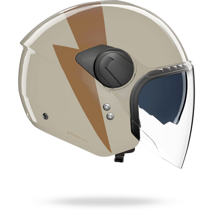 N20-2 VISOR IMPETO Avorio / Ocra