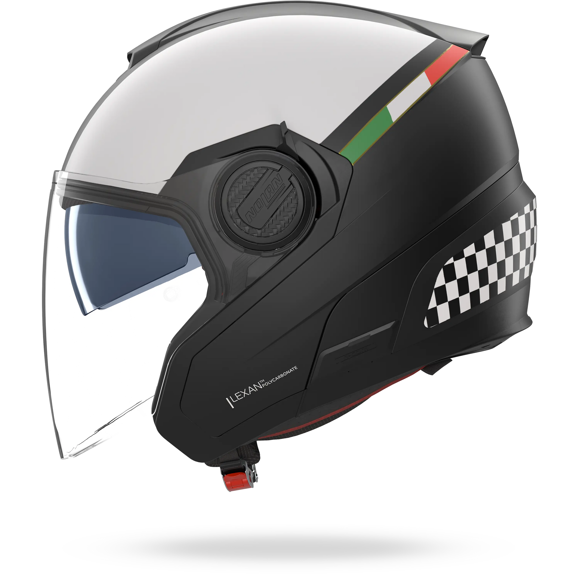 N40-5 06 BELLAVISTA Nero / Bianco / Scacchi – Nolan Helmets