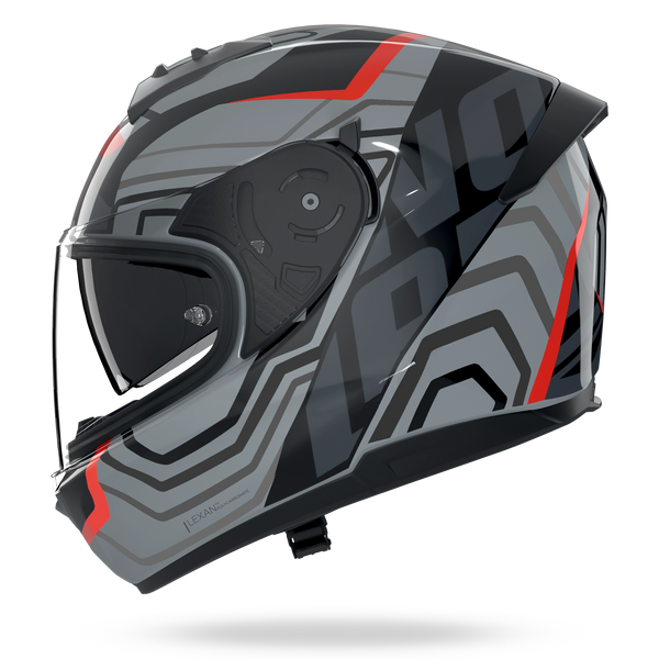 N60-6 ECLETTICO Nero / Grigio / Rosso – Nolan Helmets