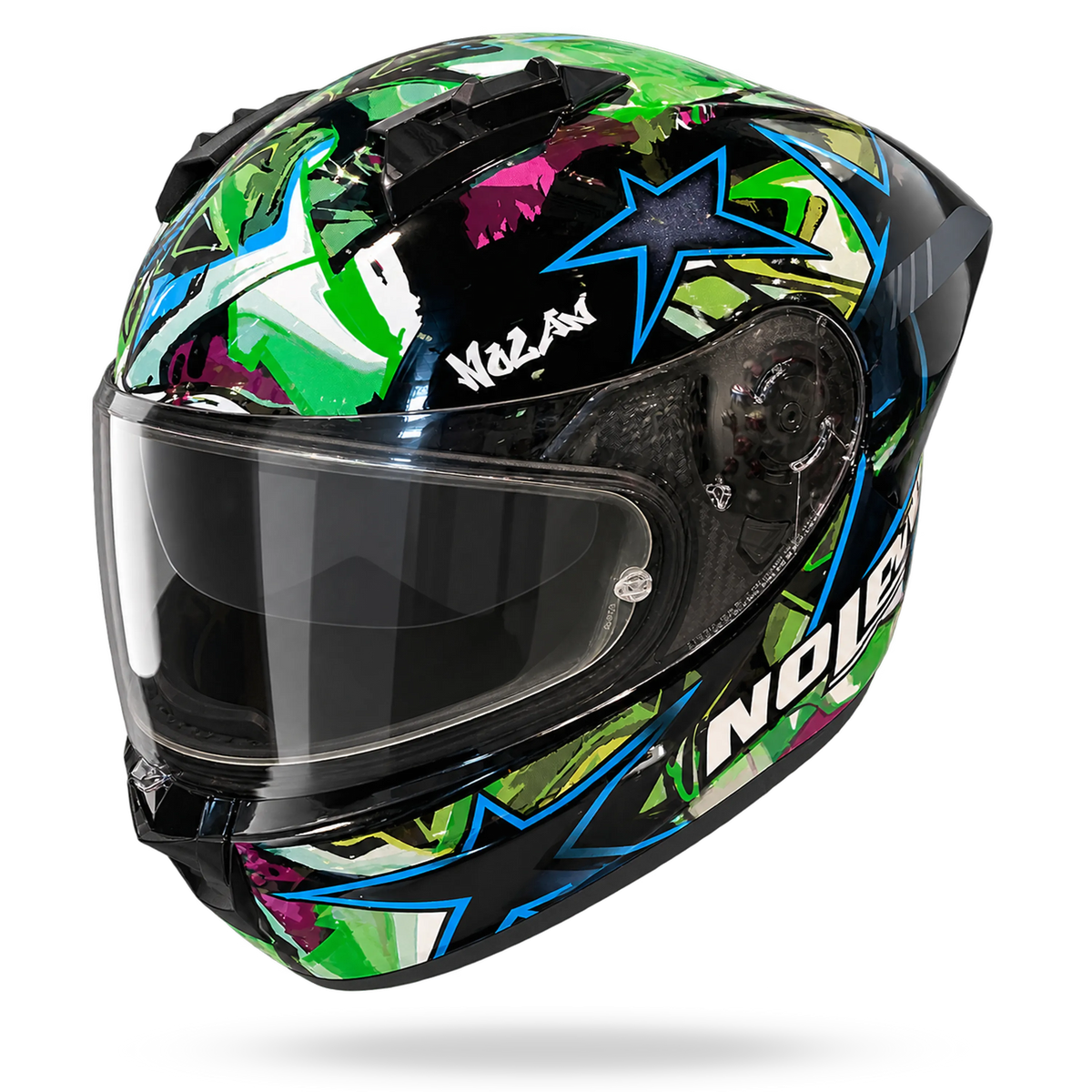 N60-6 SPORT CHICANE  Nero / Multicolore verde