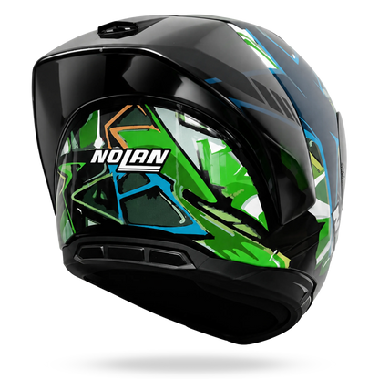 N60-6 SPORT CHICANE  Nero / Multicolore verde