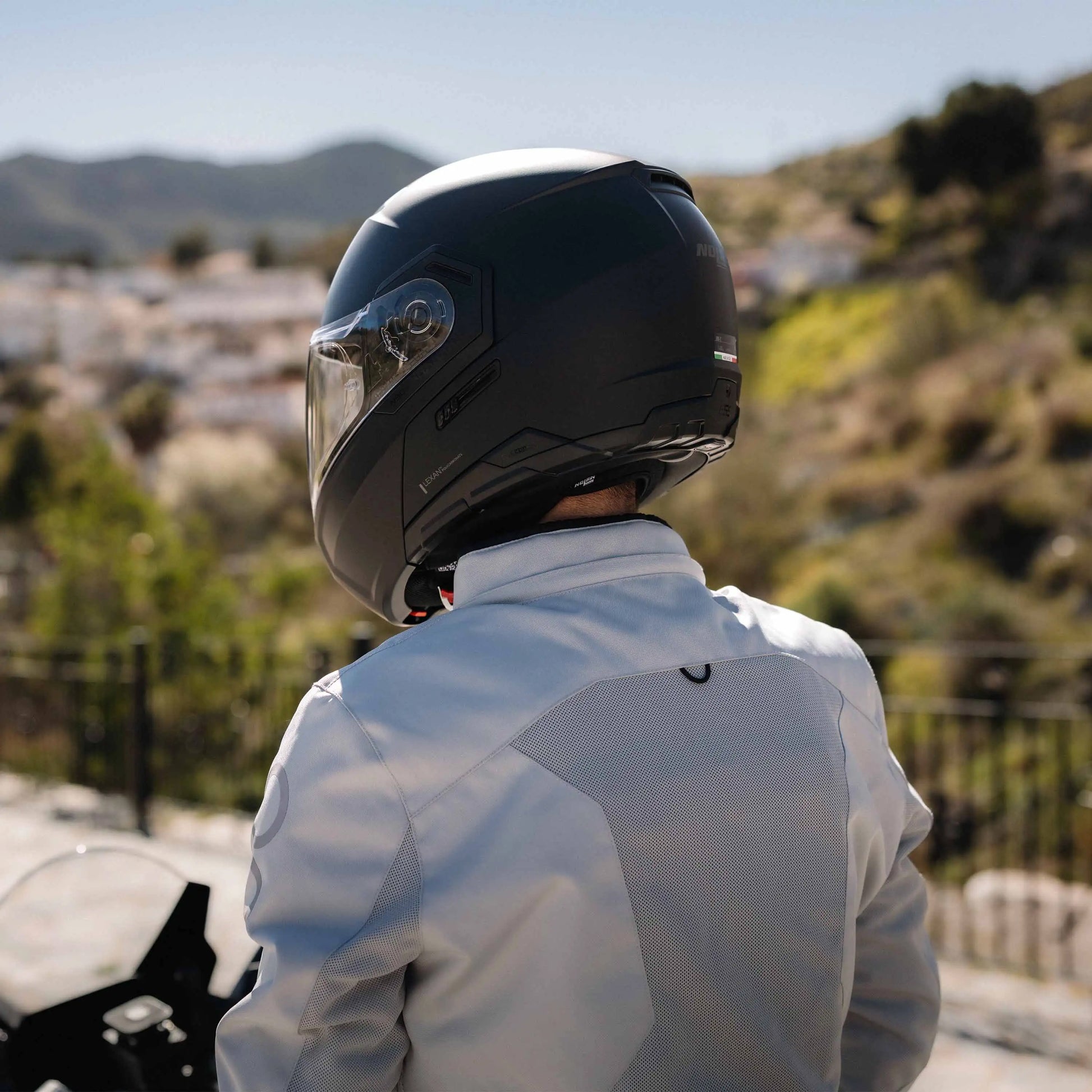 N90-3 06 SINCRONO Nero / Rosso / Bianco – Nolan Helmets
