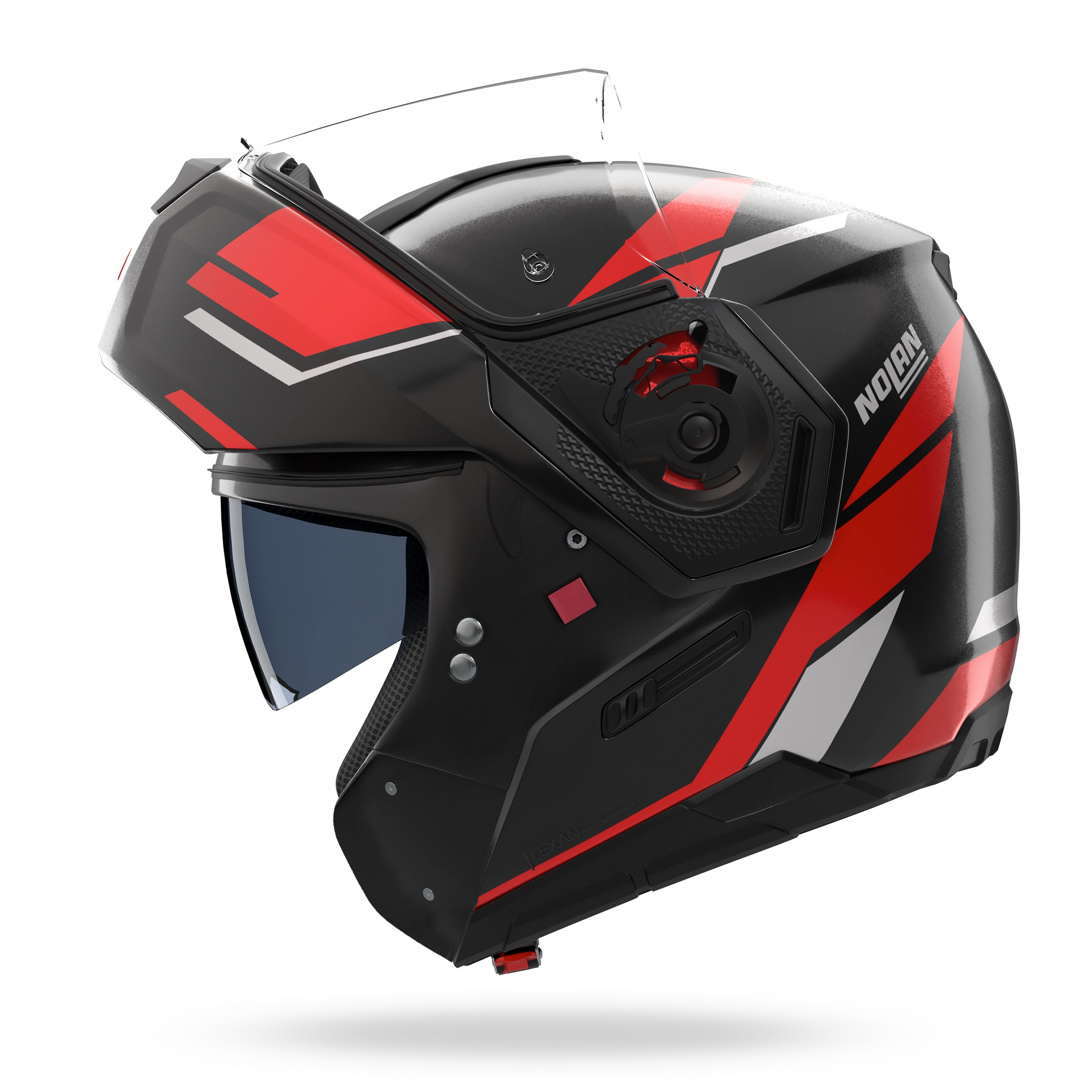 N90-3 06 SINCRONO Nero / Rosso / Bianco – Nolan Helmets