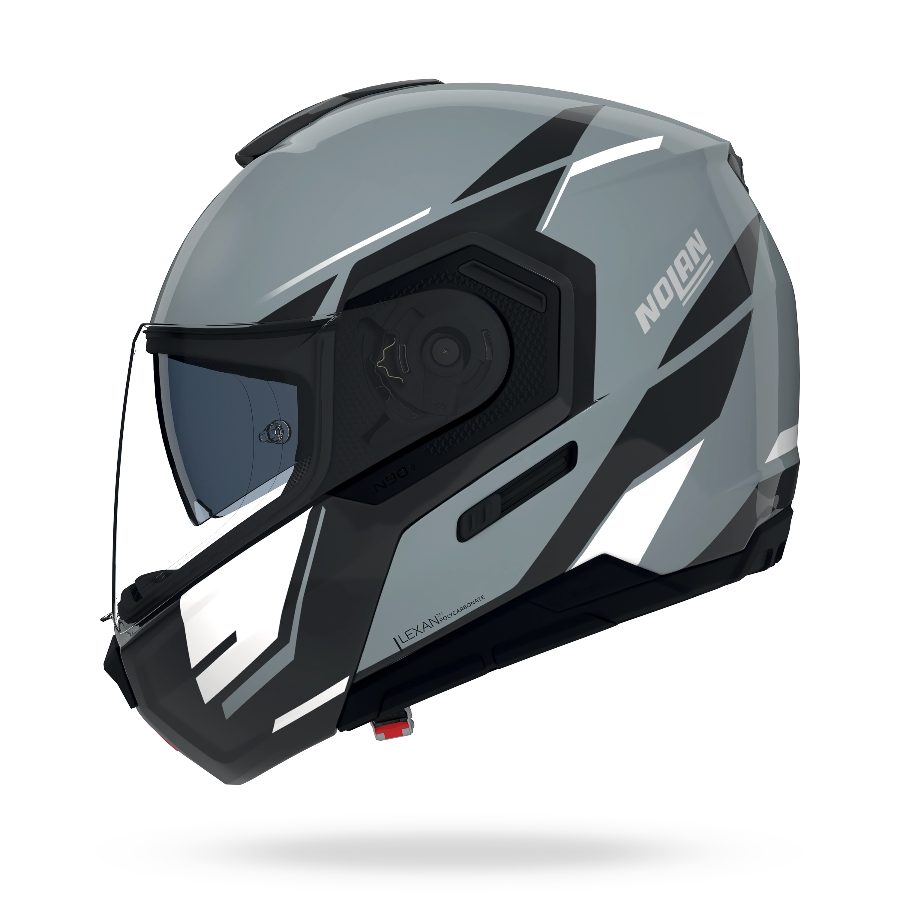 N90-3 06 SINCRONO Grigio / Nero / Bianco – Nolan Helmets