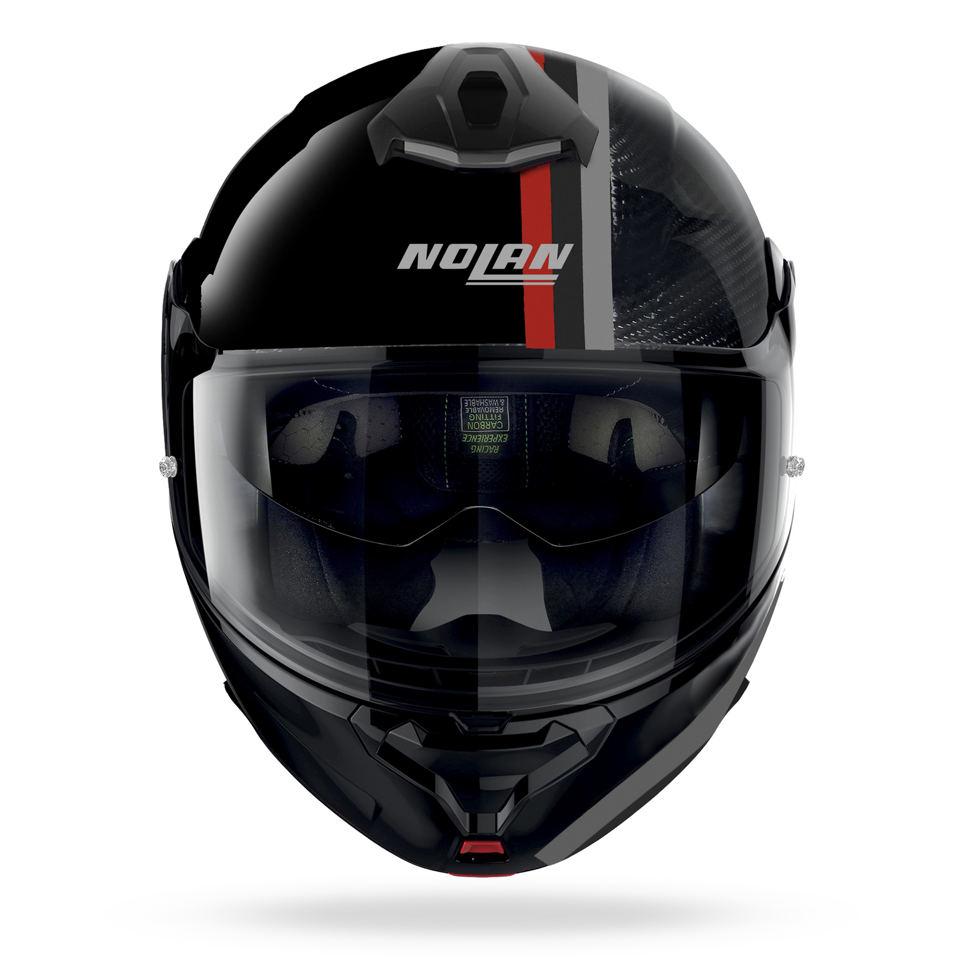 X-1005 ULTRA CARBON GEMINI Nero / Rosso / Blu – Nolan Helmets