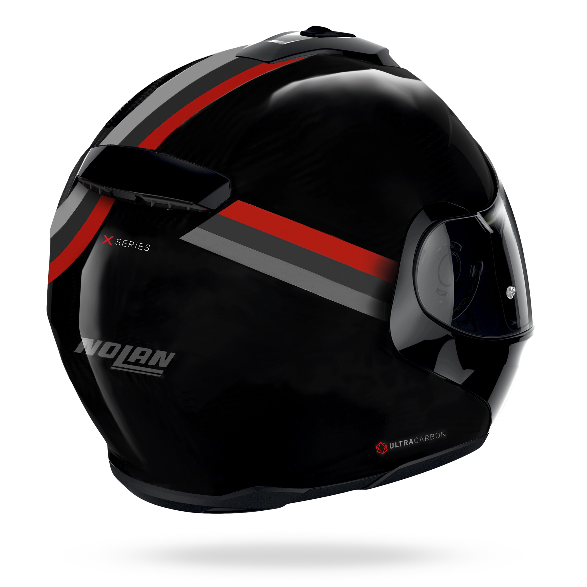 X-1005 ULTRA CARBON GEMINI Nero / Rosso / Blu – Nolan Helmets