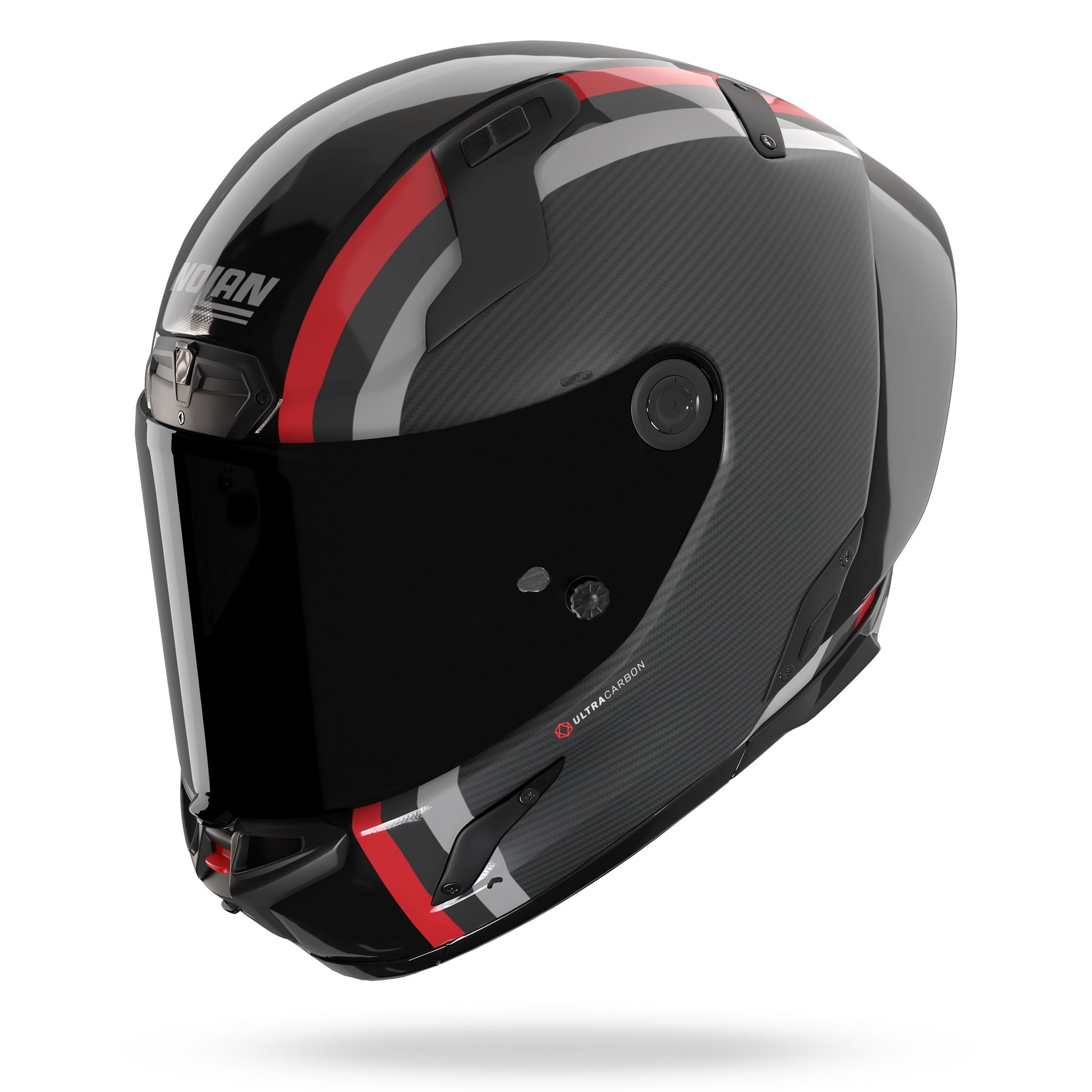 X-804 RS ULTRA CARBON GEMINI Nero / Rosso / Antracite – Nolan Helmets