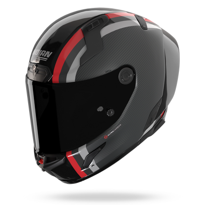 X-804 RS ULTRA CARBON GEMINI Nero / Rosso / Antracite