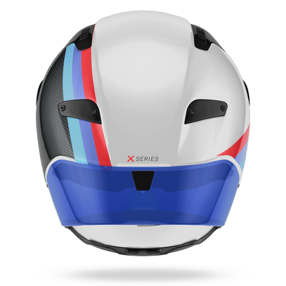 X-804 RS ULTRA CARBON GEMINI Bianco / Blu / Rosso – Nolan Helmets