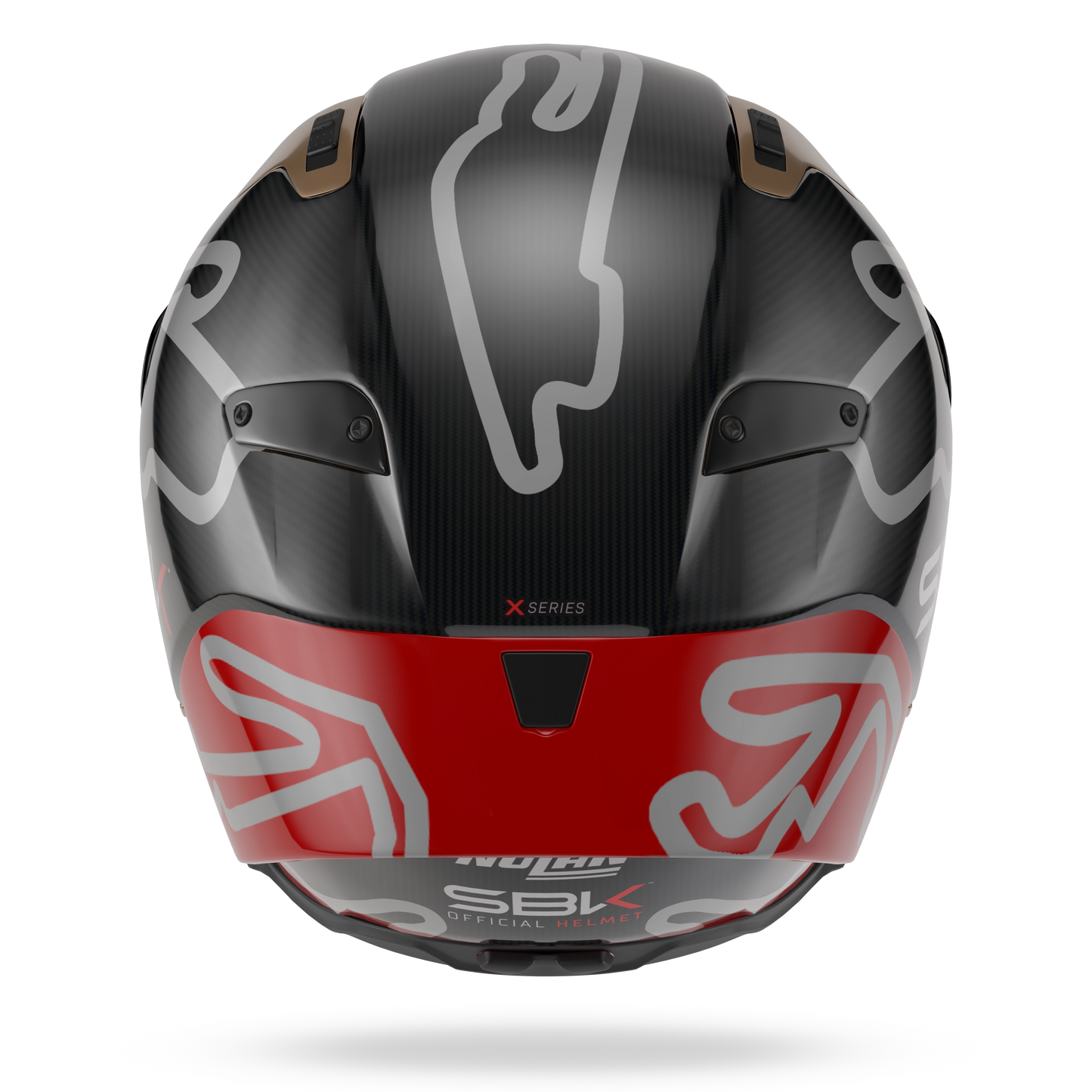 X-804 RS ULTRA CARBON SBK Nero / Rosso / Oro