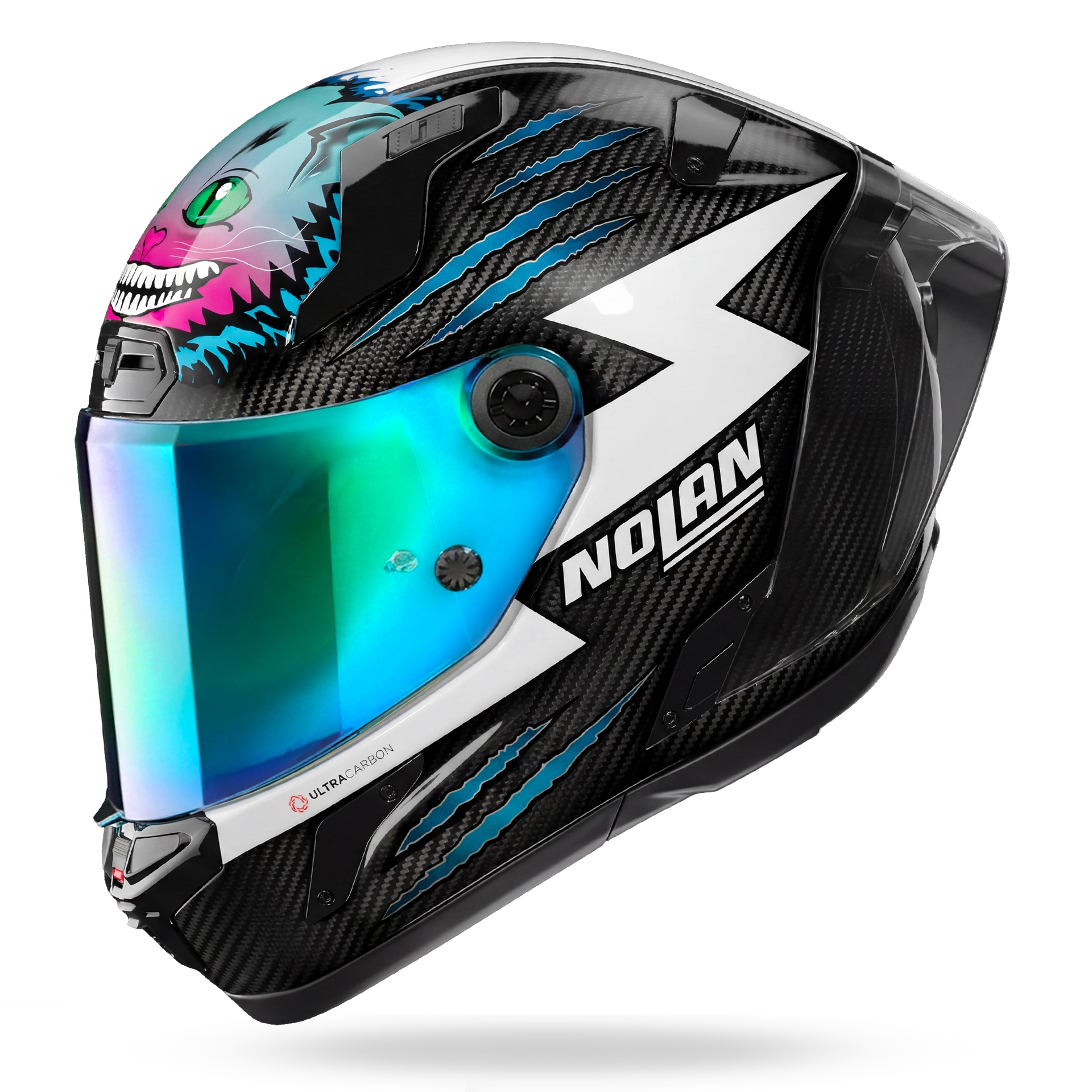 X-804 RS ULTRA CARBON REPLICA HERBERTSON Aquamarine / White – Nolan Helmets