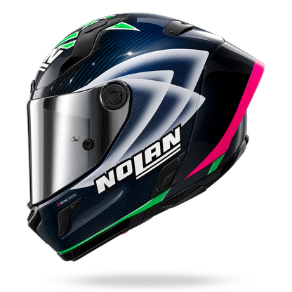 X-804 RS ULTRA CARBON REPLICA MANZI  Blu liquido / Verde