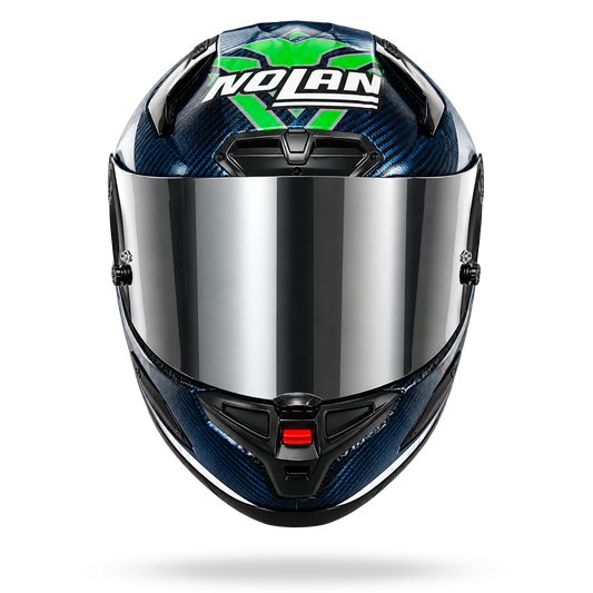 X-804 RS ULTRA CARBON REPLICA MANZI  Blu liquido / Verde