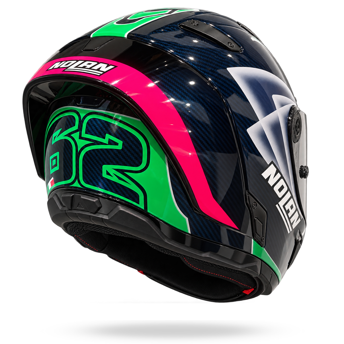 X-804 RS ULTRA CARBON REPLICA MANZI  Blu liquido / Verde