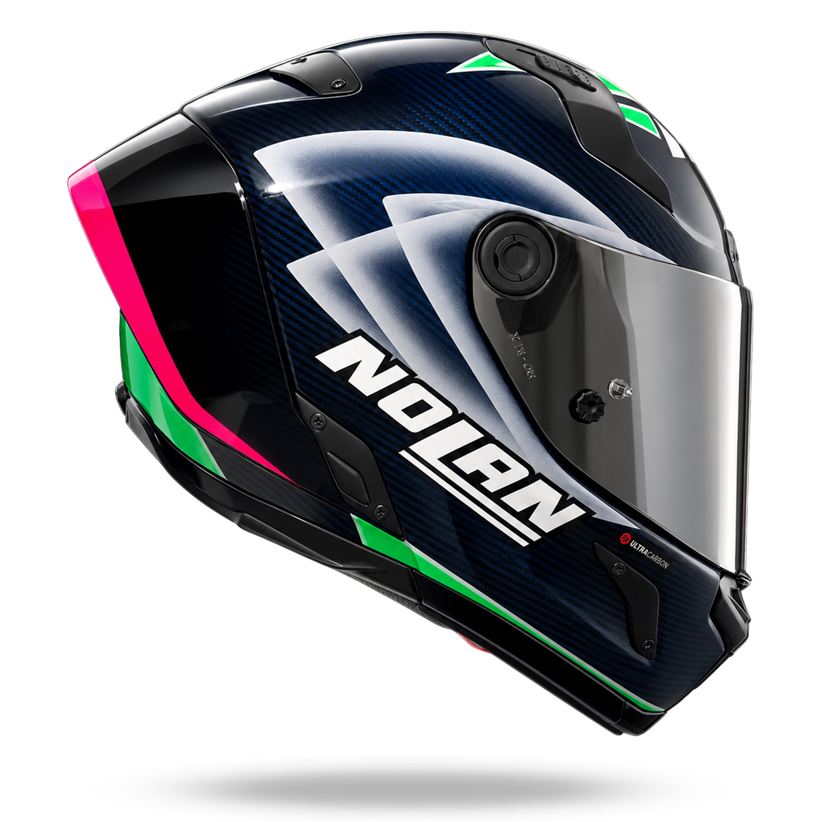 X-804 RS ULTRA CARBON REPLICA MANZI  Blu liquido / Verde