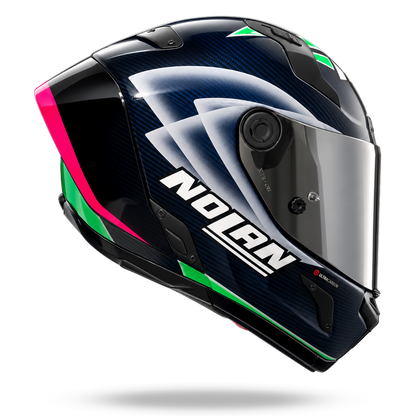 X-804 RS ULTRA CARBON REPLICA MANZI  Blu liquido / Verde