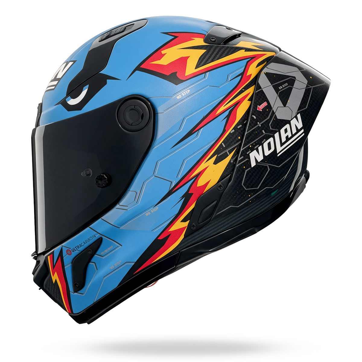X-804 RS ULTRA CARBON REPLICA OLIVEIRA Blu / Arancione