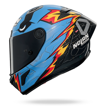 X-804 RS ULTRA CARBON REPLICA OLIVEIRA Blu / Arancione