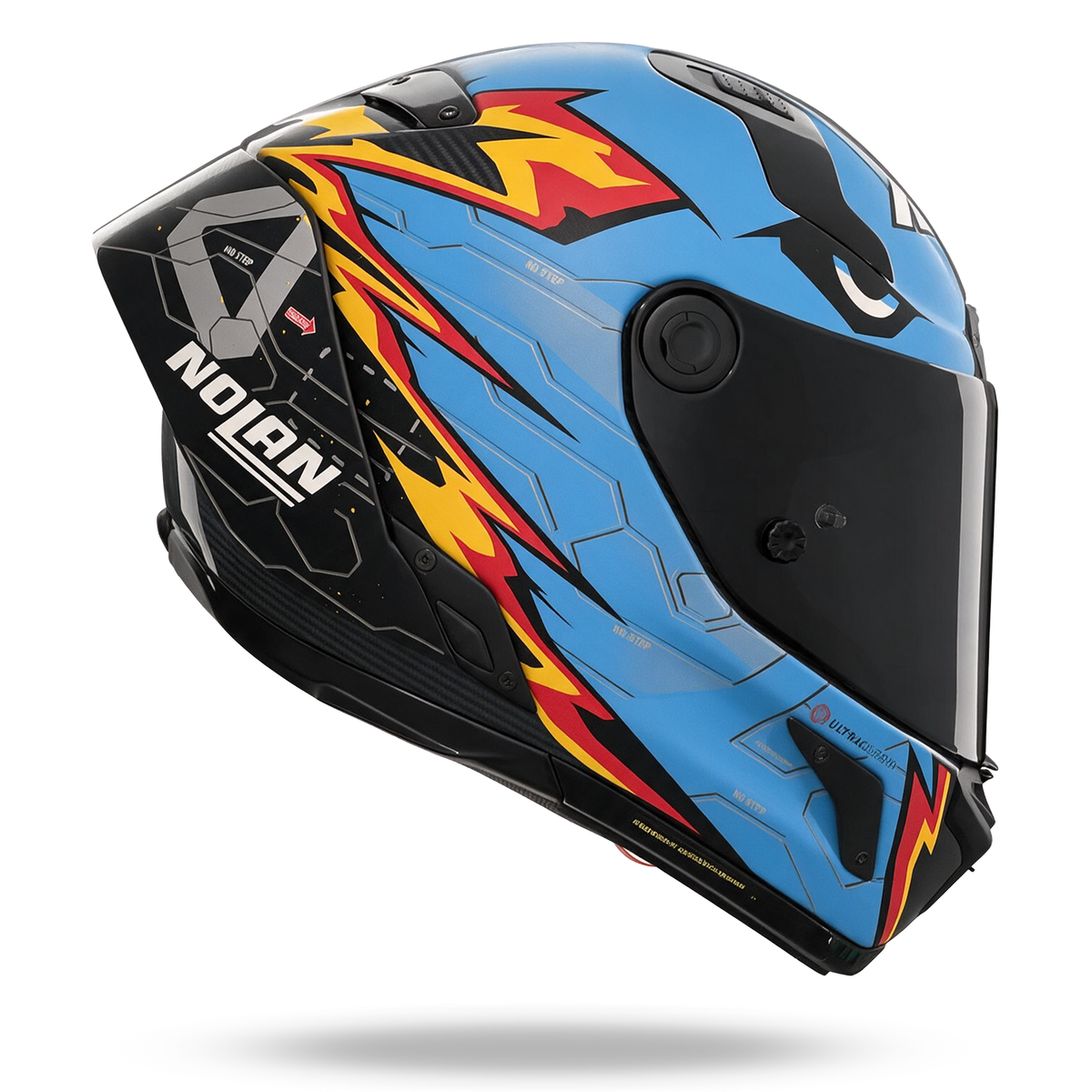 X-804 RS ULTRA CARBON REPLICA OLIVEIRA Blu / Arancione