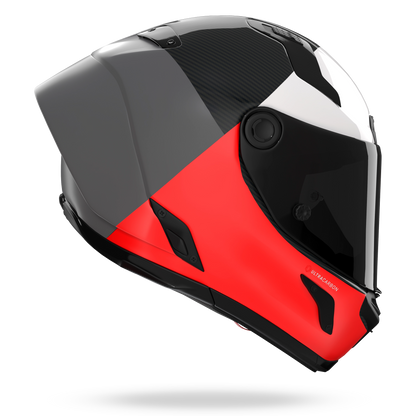 X-804 RS ULTRA CARBON BLOCCO Grigio lava / Rosso / Bianco